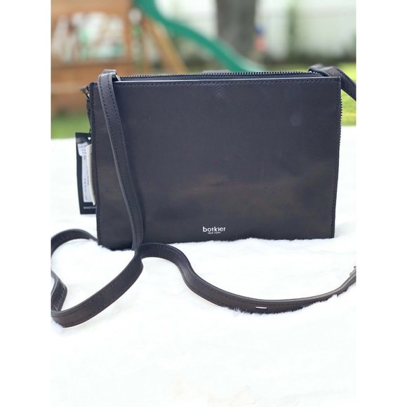 Botkier Warren City Small Leather Crossbody   Blac - Picture 4 of 5